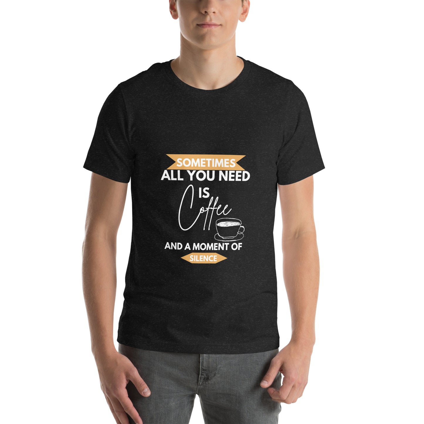 Silent Coffee Unisex t-shirt