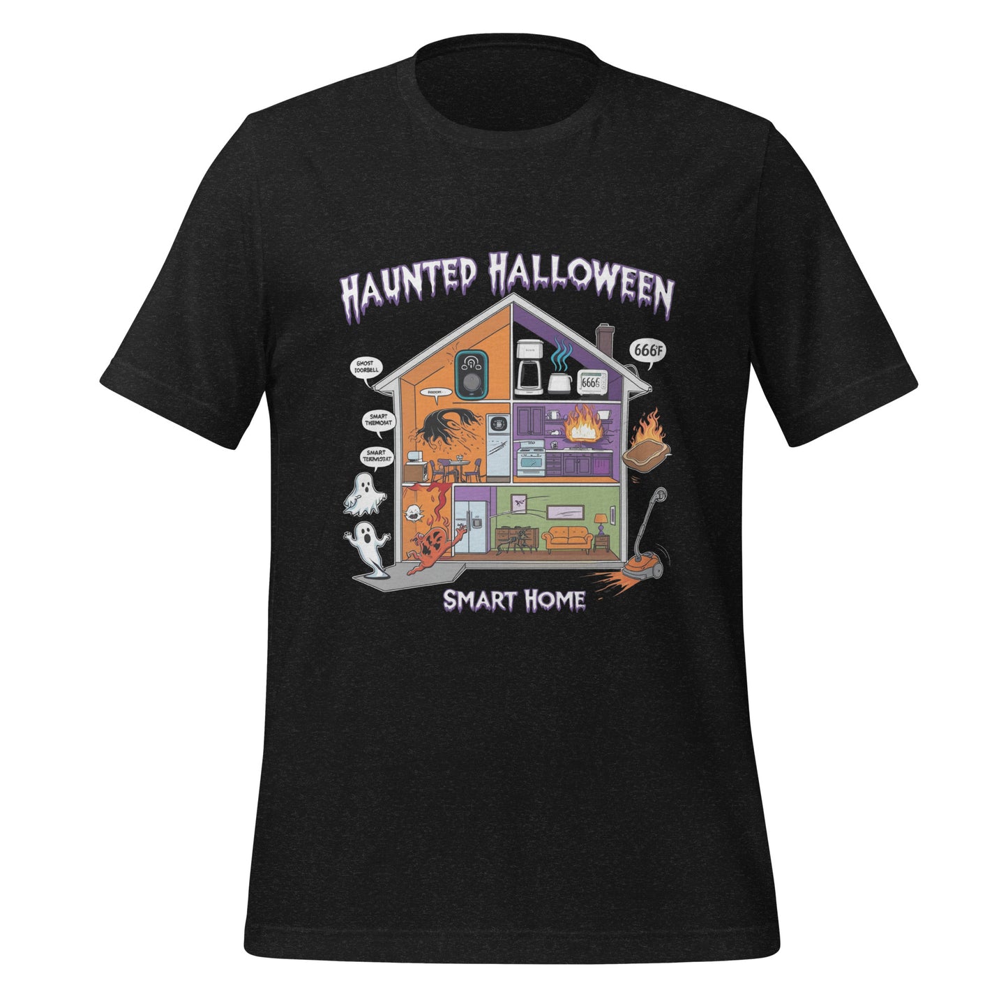 Smart home ghosted Unisex t-shirt