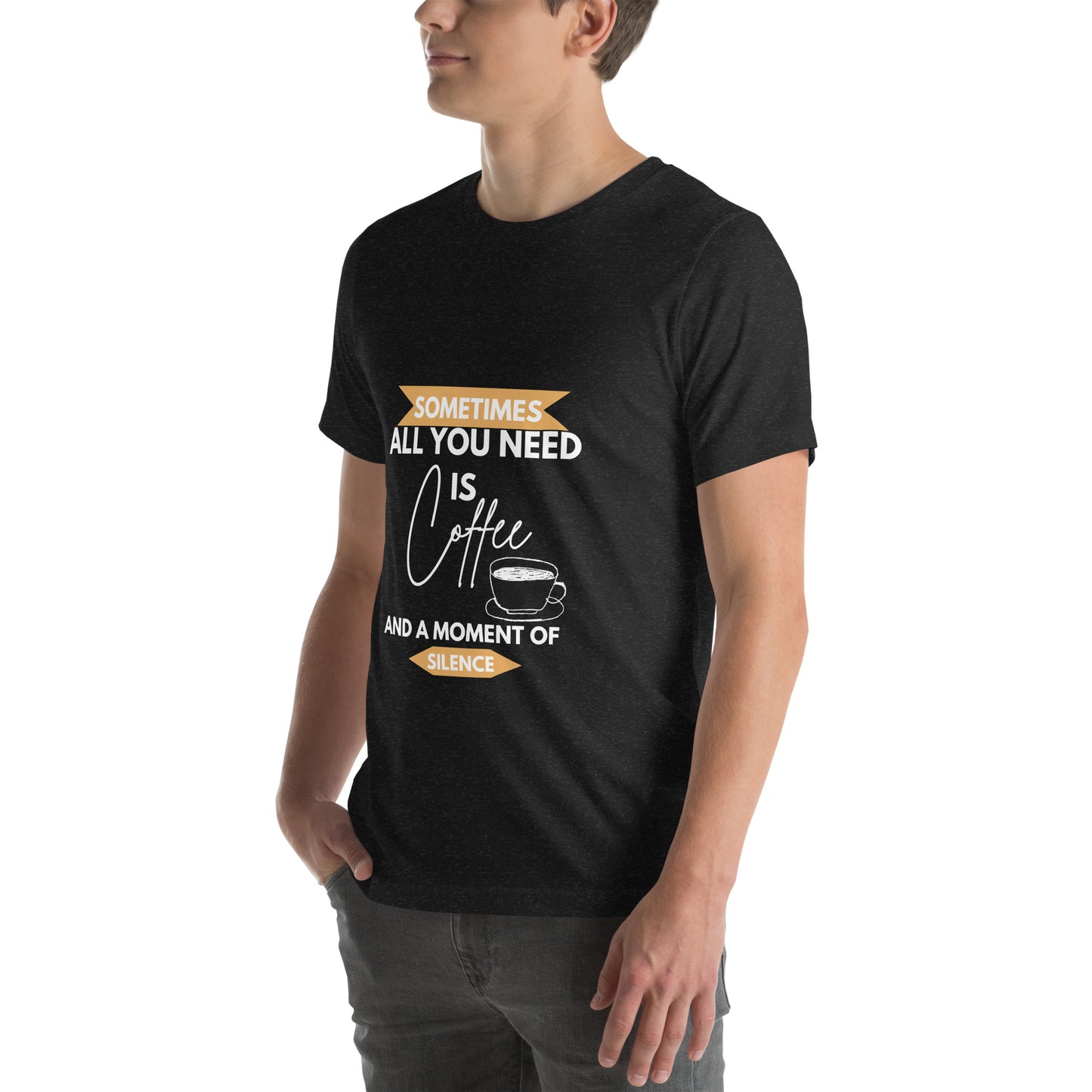 Silent Coffee Unisex t-shirt