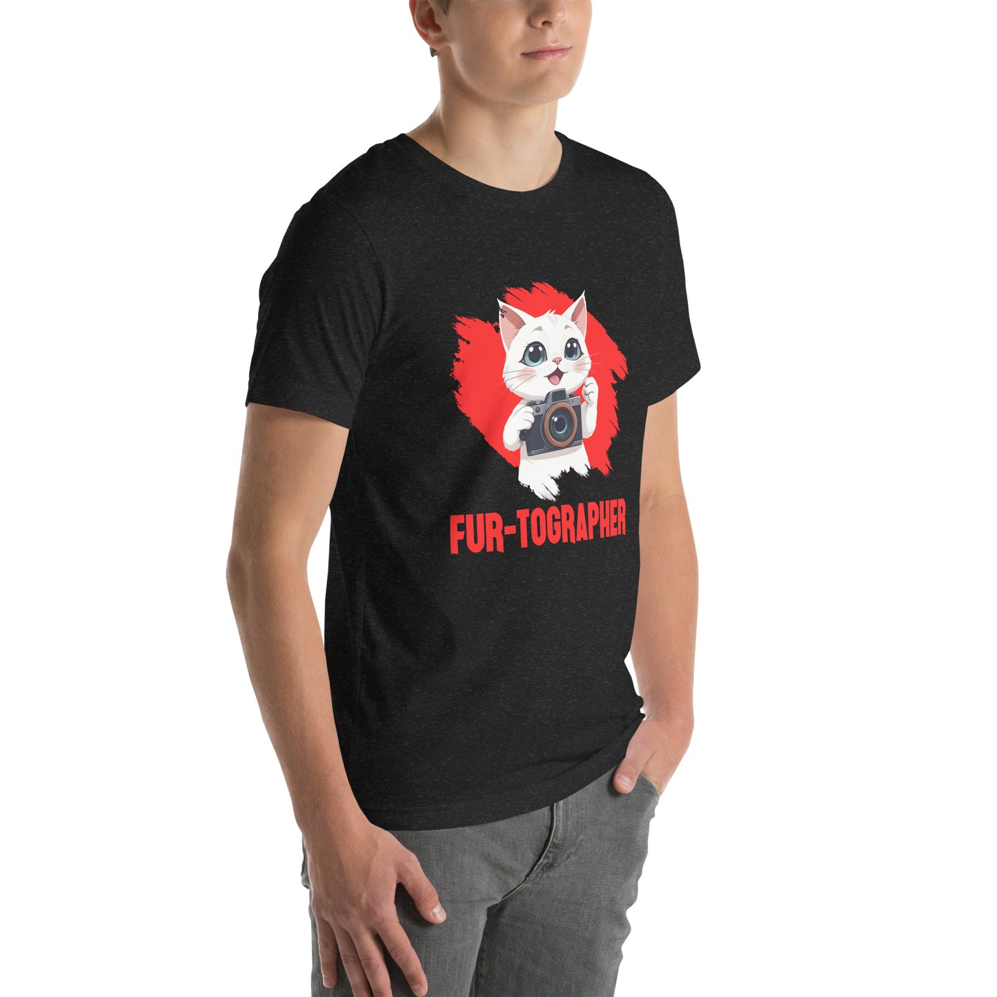 Fur-tographer Unisex t-shirt