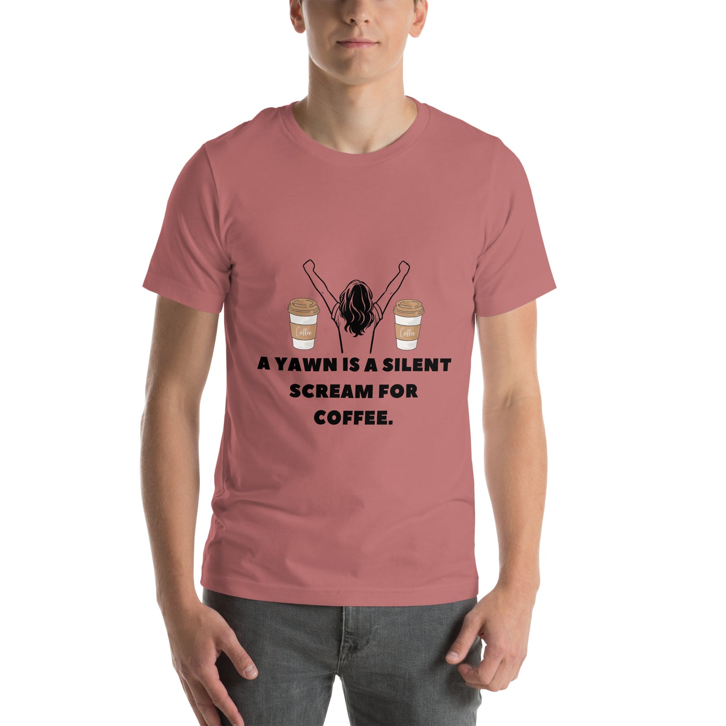 Call your coffee Unisex t-shirt