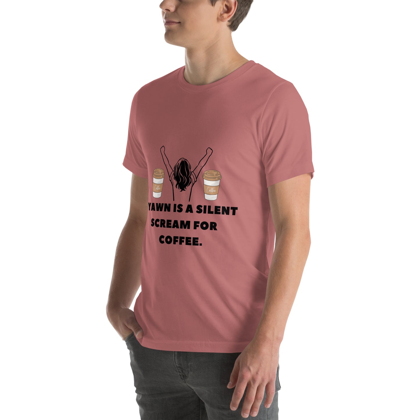 Call your coffee Unisex t-shirt