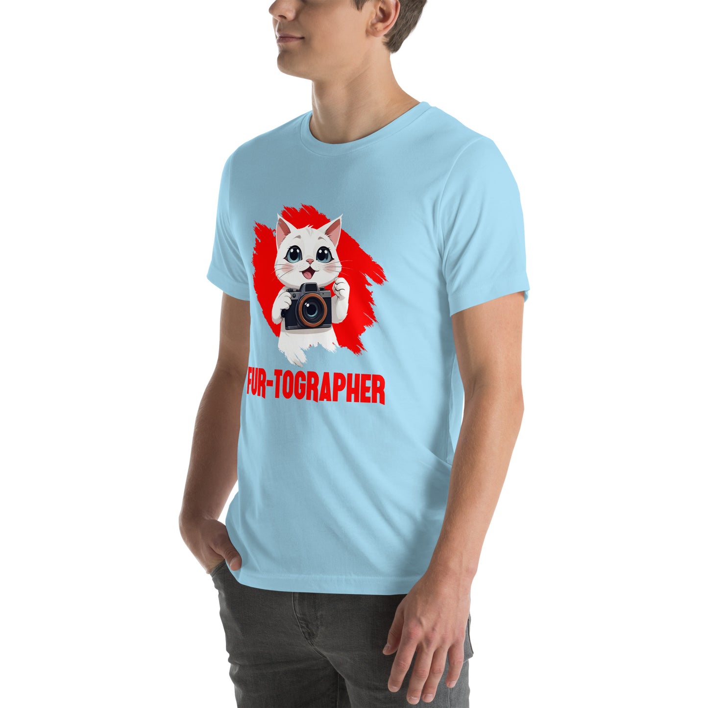 Fur-tographer Unisex t-shirt