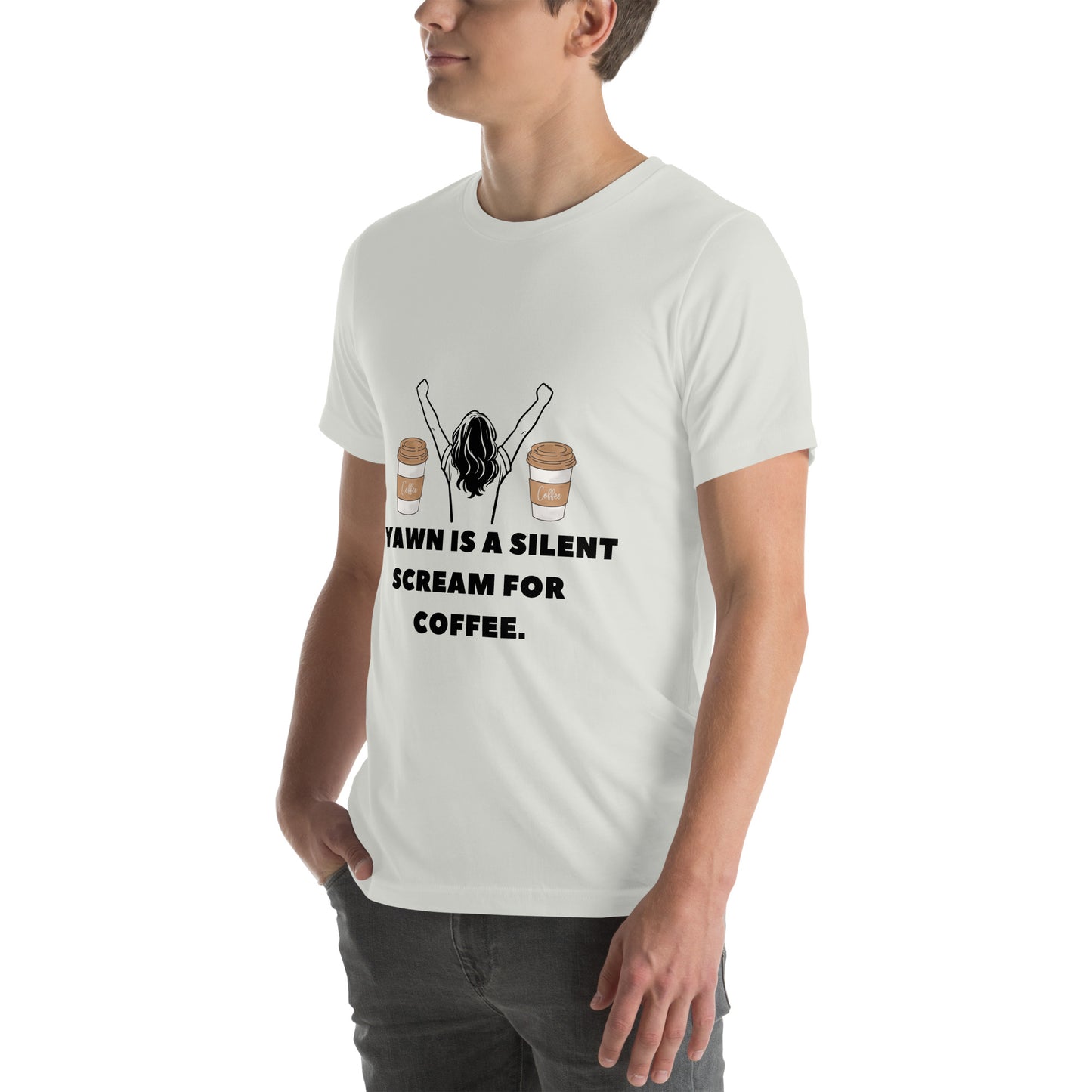 Call your coffee Unisex t-shirt