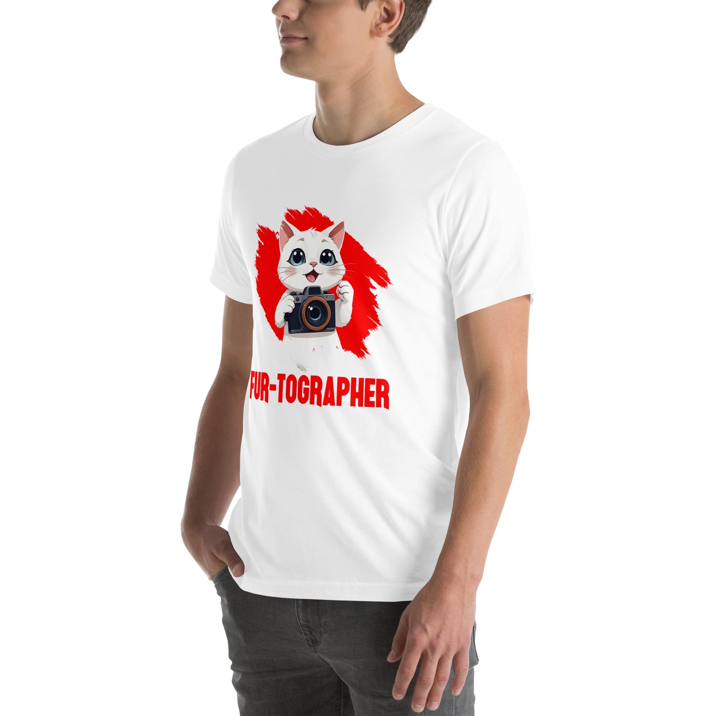 Fur-tographer Unisex t-shirt