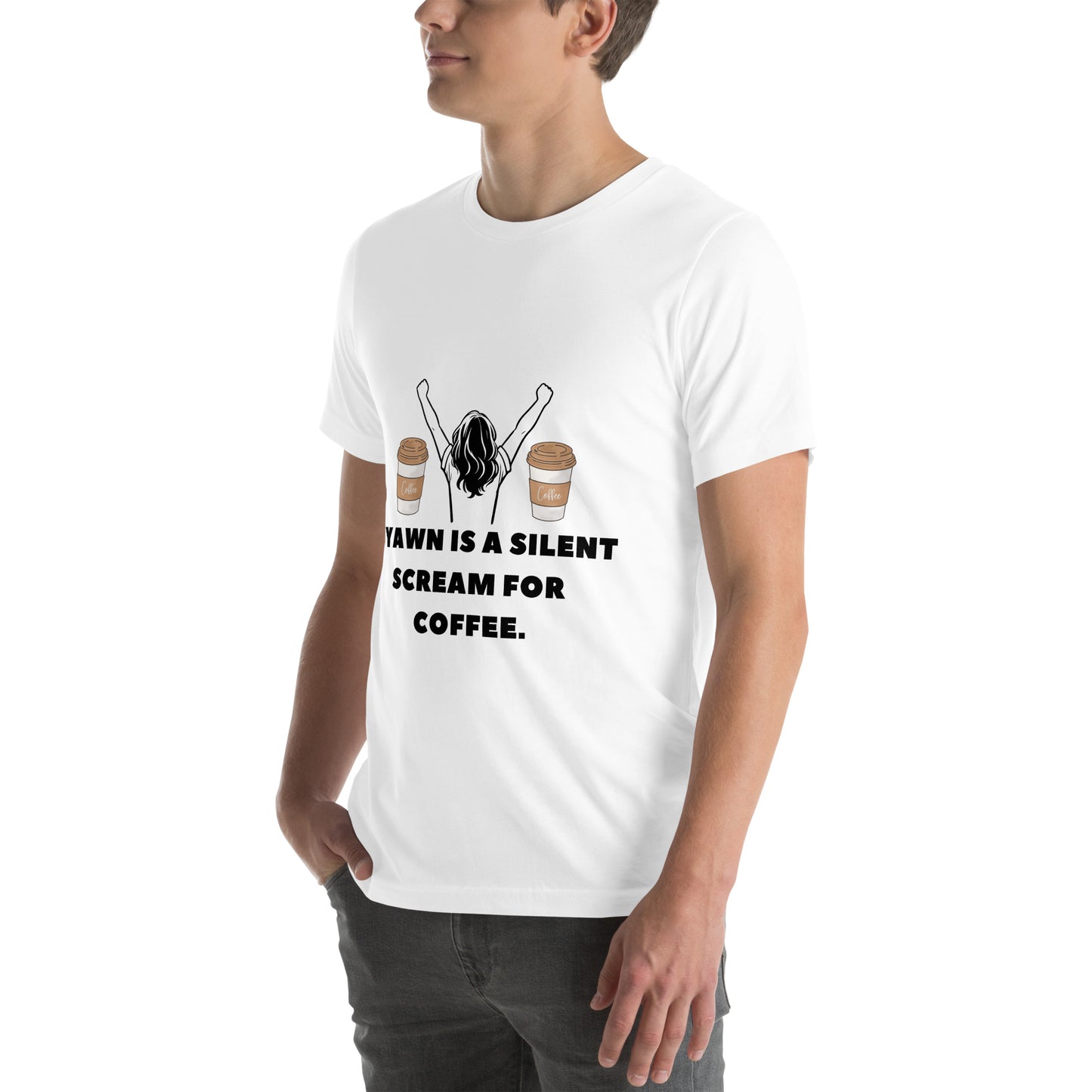 Call your coffee Unisex t-shirt